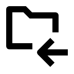 Drive File Move Alt Icon from Outlined Line - Material Pro Set