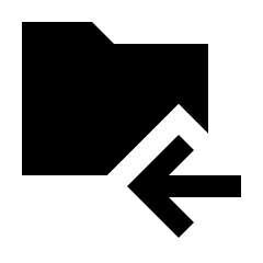 Drive File Move Alt Fill Icon from Sharp Fill - Streamline Material Set