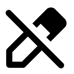 Edit Off Icon from Rounded Line - Streamline Material Set