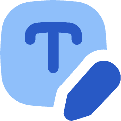 Edit Text Write Filled Icon from Flex Flat Set