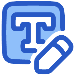 Edit Text Write Filled Icon from Plump Duo Set