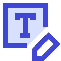 Edit Text Write Filled Icon from Sharp Duo Set
