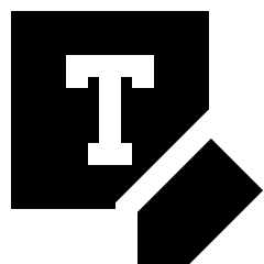 Edit Text Write Filled Icon from Sharp Solid Set