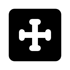 Equal Size Fill Icon from Rounded Fill - Streamline Material Set
