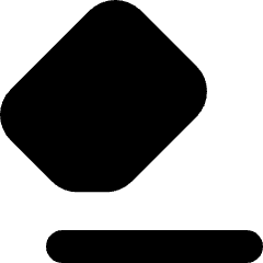 Eraser Icon from Micro Solid Set