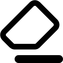 Eraser Icon from Core Remix Set