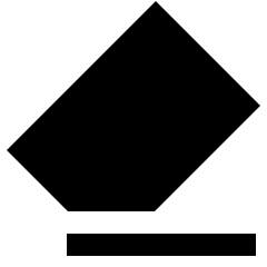 Eraser Icon from Sharp Solid Set