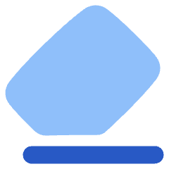 Eraser Icon from Plump Flat Set