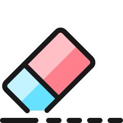 Eraser Icon from Ultimate Colors Set