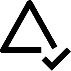 Error Check Icon from Outlined Line - Streamline Material Set