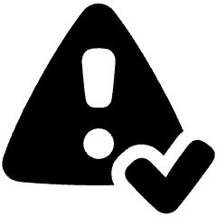 Error Checking Icon from Plump Solid Set