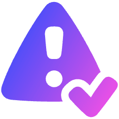 Error Checking Icon from Plump Gradient Set