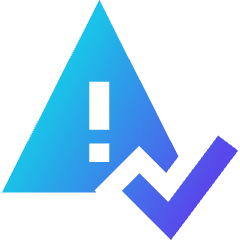 Error Checking Icon from Sharp Gradient Set