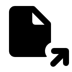 Export File Fill Icon from Rounded Fill - Material Pro Set