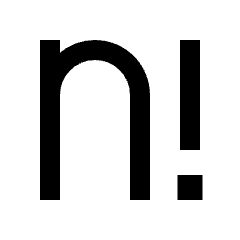 Factorial Fill Icon from Sharp Fill - Material Pro Set