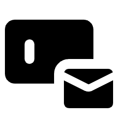 Field Mail Fill Icon from Rounded Fill - Material Pro Set