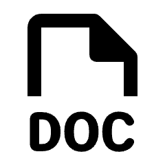 File Doc Icon from Rounded Line - Material Pro Set