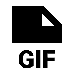 File Gif Fill Icon from Sharp Fill - Material Pro Set