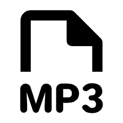 File Mp3 Icon from Rounded Line - Streamline Material Set