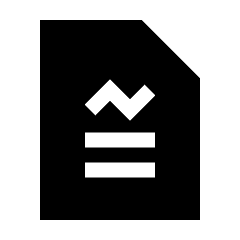 File Report Fill Icon from Sharp Fill - Material Pro Set