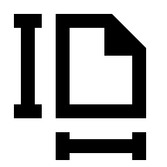 File Size Icon from Sharp Line - Streamline Material Set