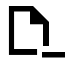 File Subtract Icon from Sharp Line - Streamline Material Set