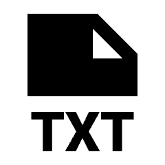 File Txt Fill Icon from Sharp Fill - Streamline Material Set