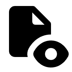 File View Fill Icon from Rounded Fill - Streamline Material Set