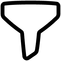 Filter 2 Icon from Plump Line Set