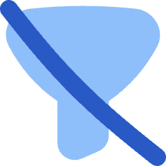 Filter Off Disable Icon from Flex Flat Set