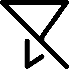 Filter Off Disable Icon from Core Line Set