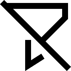 Filter Off Disable Icon from Sharp Line Set