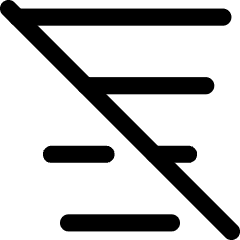 Filter Sort Off Disable Icon from Core Line Set