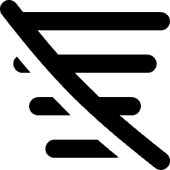 Filter Sort Off Disable Icon from Flex Solid Set