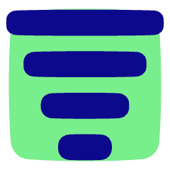 Filter Text Icon from Plump Pop Set