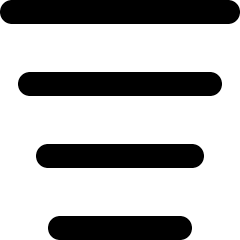 Filter Text Icon from Micro Line Set