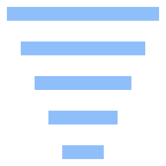 Filter Text Icon from Sharp Flat Set