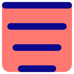 Filter Text Icon from Core Pop Set