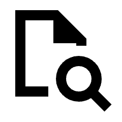 Find In Page Icon from Sharp Line - Streamline Material Set