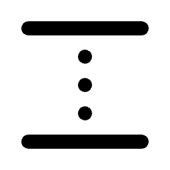 Fit Height Icon from Rounded Line - Streamline Material Set