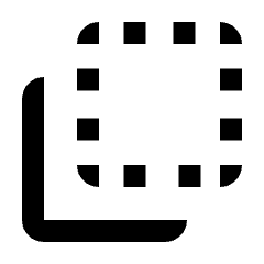 Flip To Back Fill Icon from Rounded Fill - Streamline Material Set