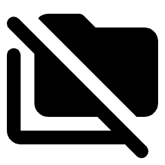 Folder Copy Off Fill Icon from Rounded Fill - Streamline Material Set