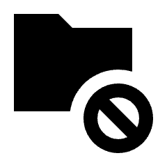 Folder Limited Fill Icon from Sharp Fill - Streamline Material Set