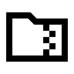 Folder Zip Icon from Sharp Line - Streamline Material Set