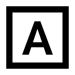 Font Download Icon from Sharp Line - Streamline Material Set