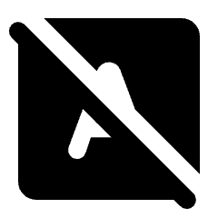 Font Download Off Fill Icon from Rounded Fill - Streamline Material Set