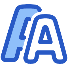 Font Size Icon from Plump Duo Set