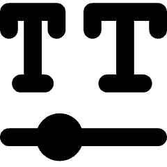 Font Variable Icon from Core Solid Set