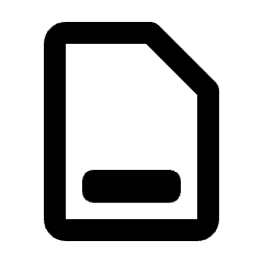 Footer Icon from Rounded Line - Streamline Material Set