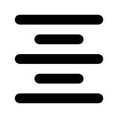 Format Align Center Fill Icon from Rounded Fill - Streamline Material Set